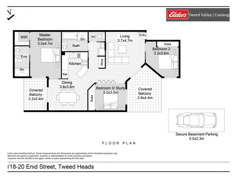 9/18-20 Enid Street, Tweed Heads NSW 2485 Floorplan