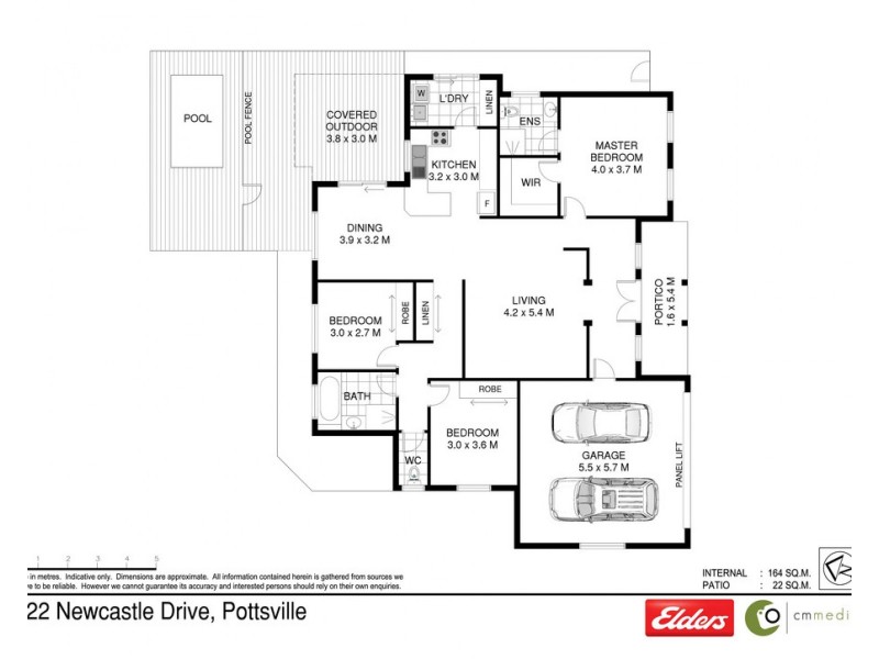 1/22 NEWCASTLE DRIVE, Pottsville NSW 2489 Floorplan