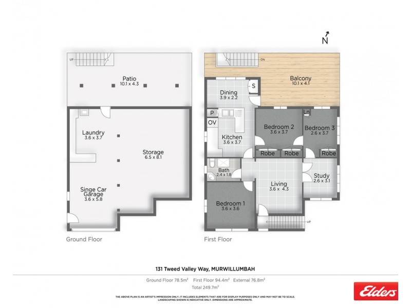 131 TWEED VALLEY WAY, South Murwillumbah NSW 2484 Floorplan