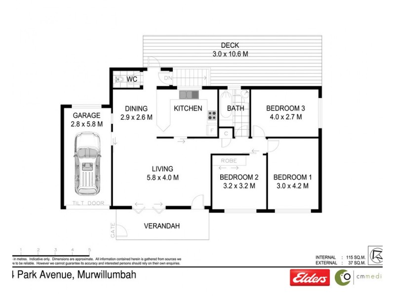 14 PARK AVENUE, Bray Park NSW 2484 Floorplan