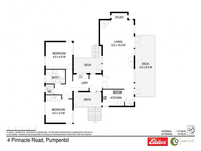 114 PINNACLE ROAD, Pumpenbil NSW 2484 Floorplan