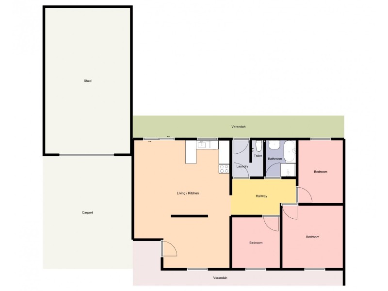 20 FOURTH STREET, Wool Bay SA 5575 Floorplan