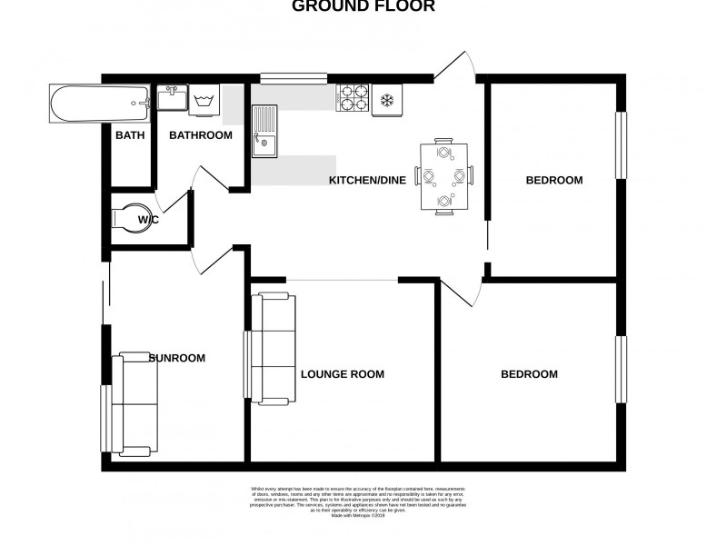 42 KULPARA STREET, Clinton SA 5570 Floorplan