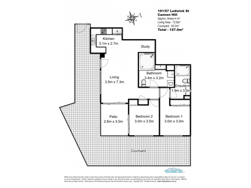 101/57 Ludwick Street, Cannon Hill QLD 4170 Floorplan