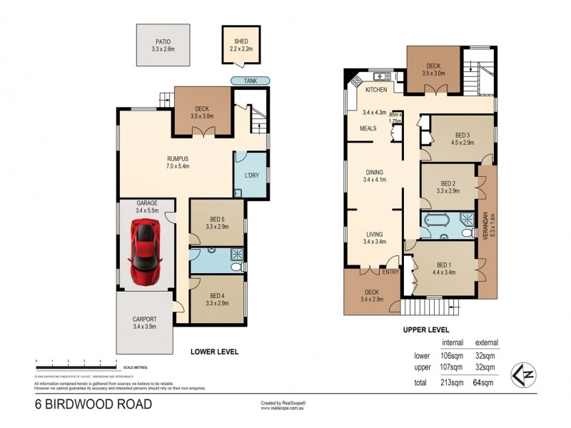 6 Birdwood Road, Carina Heights QLD 4152 Floorplan