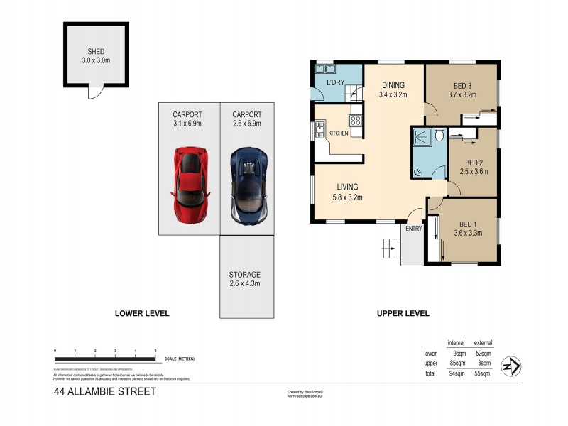 44 Allambie Street, Carina QLD 4152 Floorplan