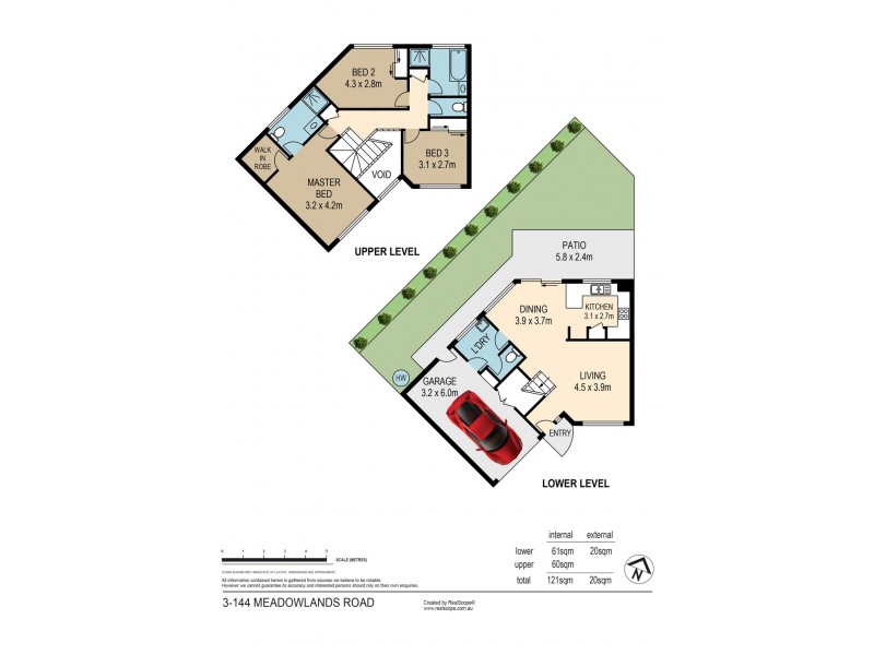 3/144 Meadowlands Road, Carina QLD 4152 Floorplan