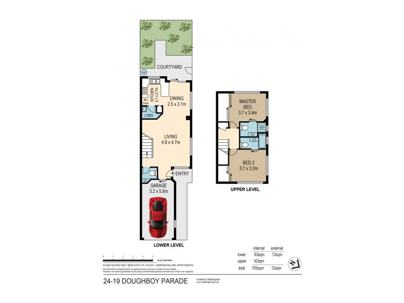 24/19 Doughboy Parade, Hemmant QLD 4174 Floorplan
