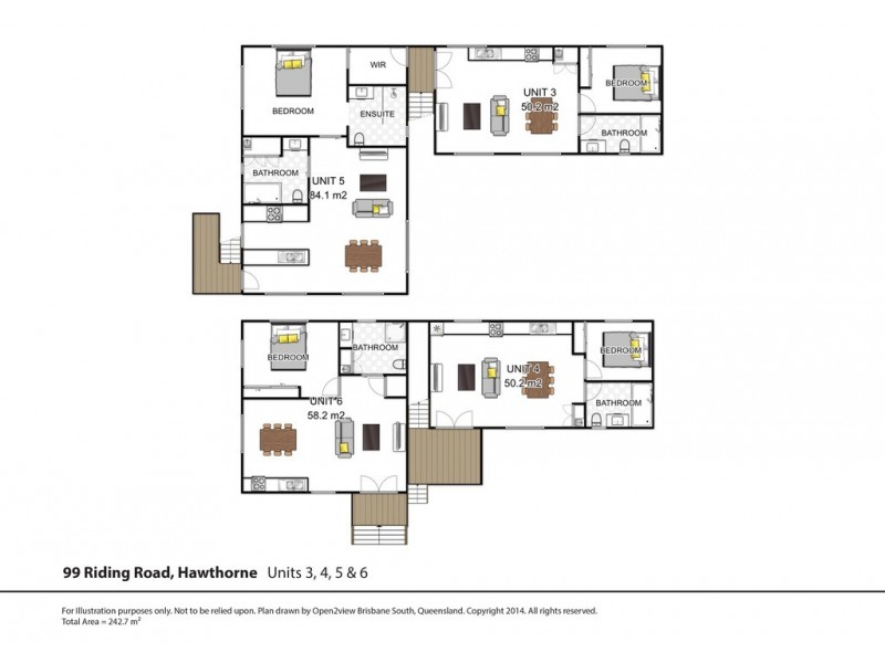 99 Riding Road, Hawthorne QLD 4171 Floorplan