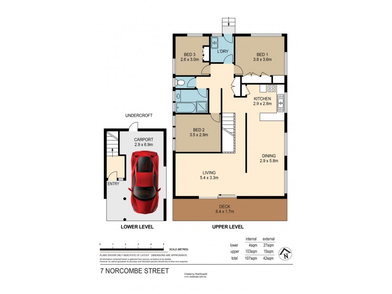 7 Norcombe Street, Carina QLD 4152 Floorplan