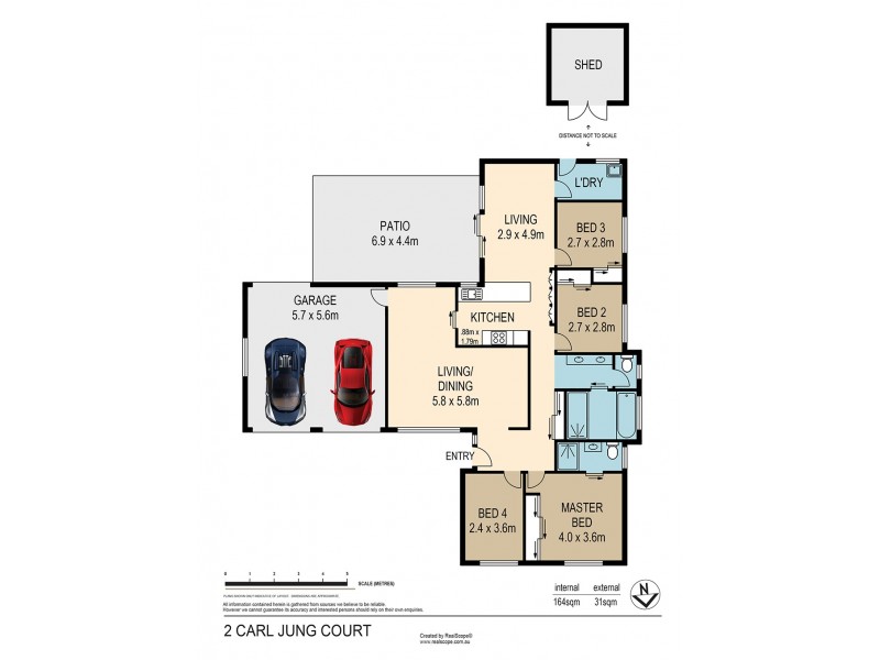 2 Carl Jung Court, Victoria Point QLD 4165 Floorplan