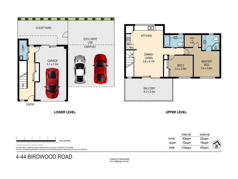 4/44 Birdwood Road, Carina Heights QLD 4152 Floorplan