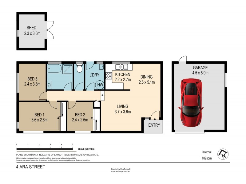 4 Ara Street, Camp Hill QLD 4152 Floorplan