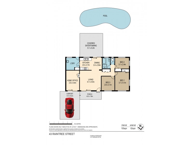43 Raintree Street, Mansfield QLD 4122 Floorplan