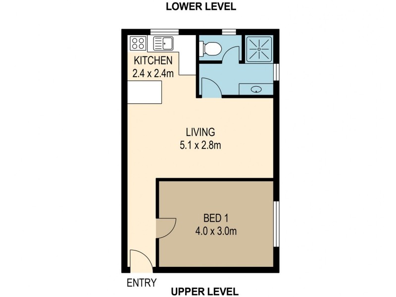 8/2 Carl Street, Woolloongabba QLD 4102 Floorplan