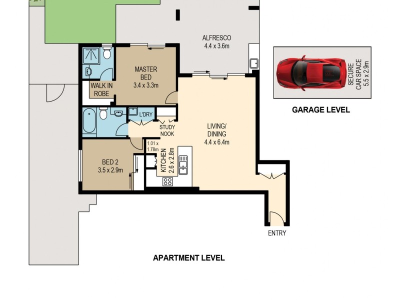 4/11-15 Adelaide Street, Carina QLD 4152 Floorplan