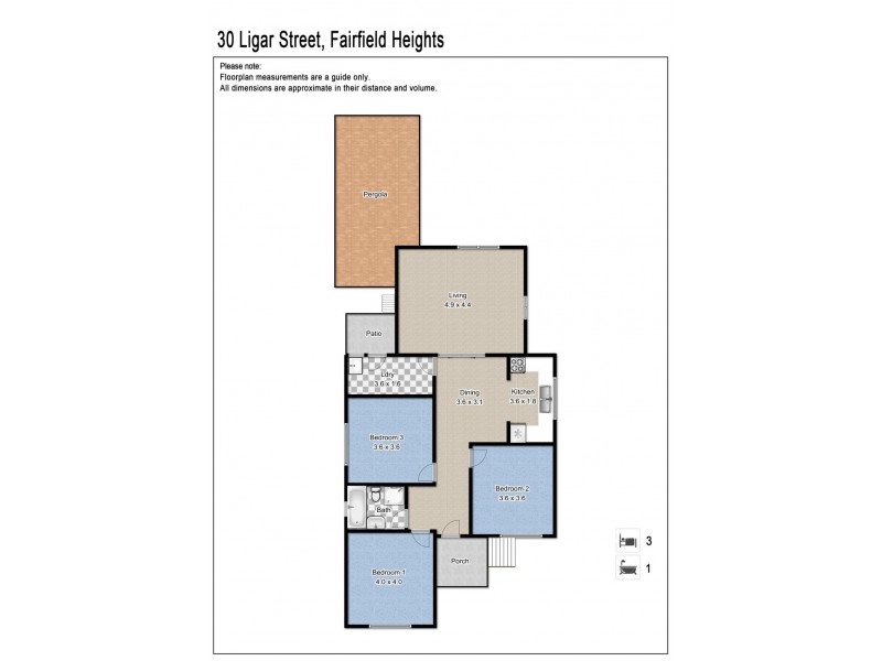 30 LIGAR STREET, Fairfield Heights NSW 2165 Floorplan
