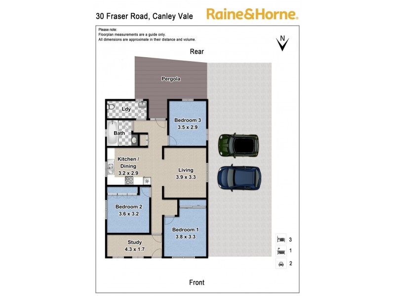 30 FRASER ROAD, Canley Vale NSW 2166 Floorplan