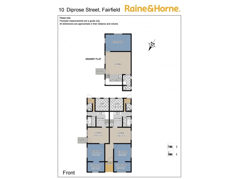 8-10 Diprose Street, Fairfield NSW 2165 Floorplan