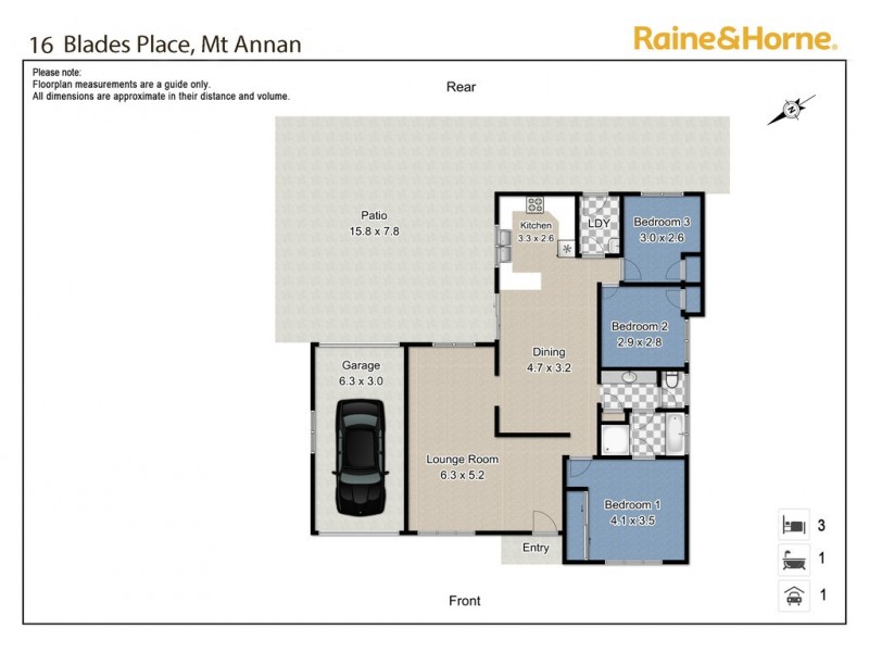 16 BLADES PLACE, Mount Annan NSW 2567 Floorplan