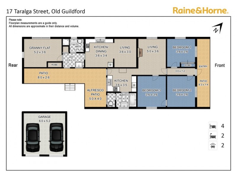 17 TARALGA STREET, Old Guildford NSW 2161 Floorplan