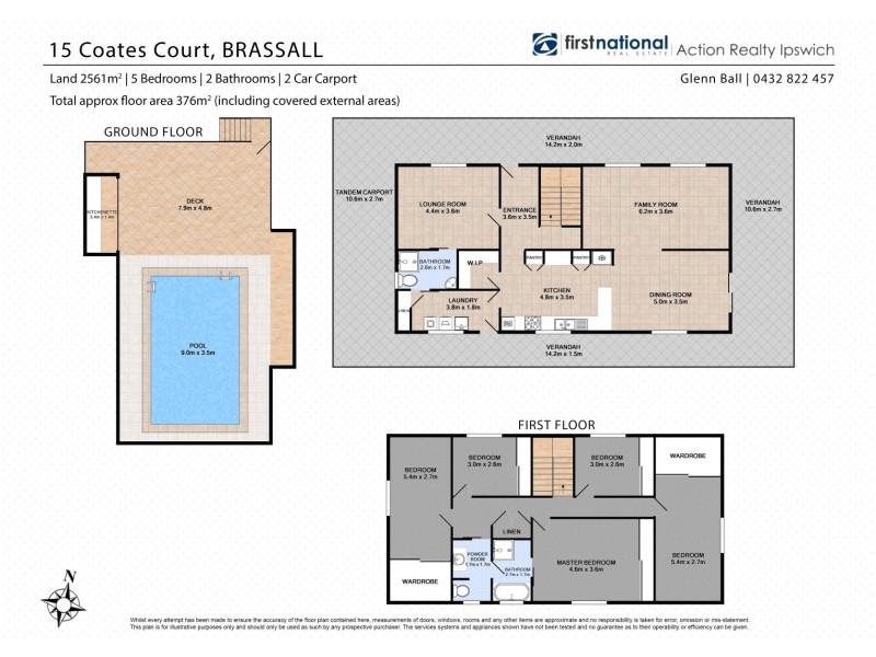 15 Coates Court, Brassall QLD 4305 Floorplan