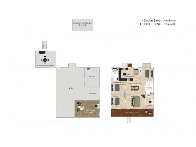 14 Sinclair Street, Newtown QLD 4305 Floorplan