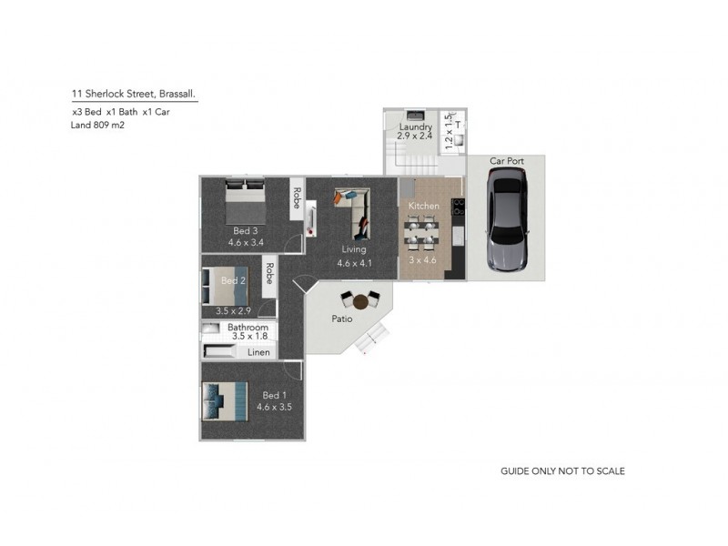11 Sherlock Street, Brassall QLD 4305 Floorplan