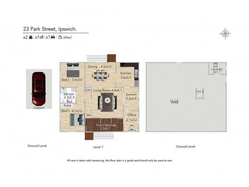 23 Park Street, Ipswich QLD 4305 Floorplan