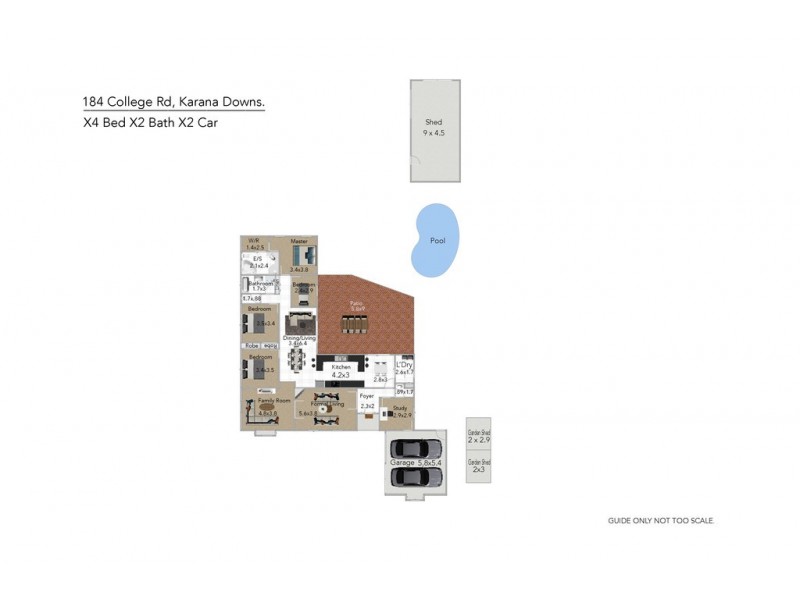 184 College Road, Karana Downs QLD 4306 Floorplan