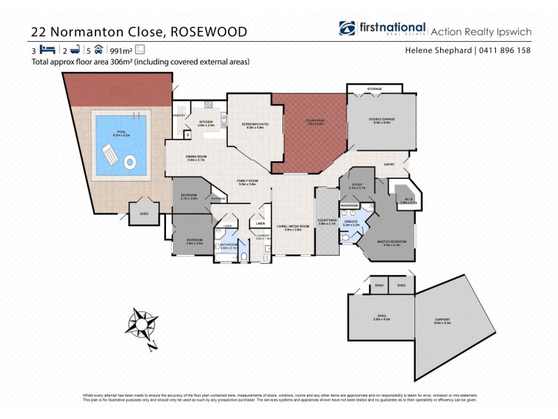 22 Normanton Close, Rosewood QLD 4340 Floorplan