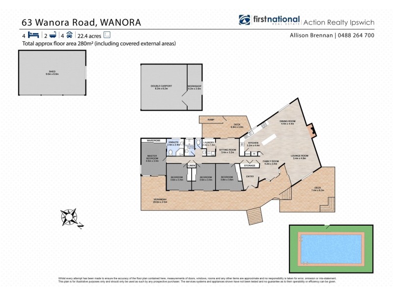 63 Wanora Road, Wanora QLD 4306 Floorplan