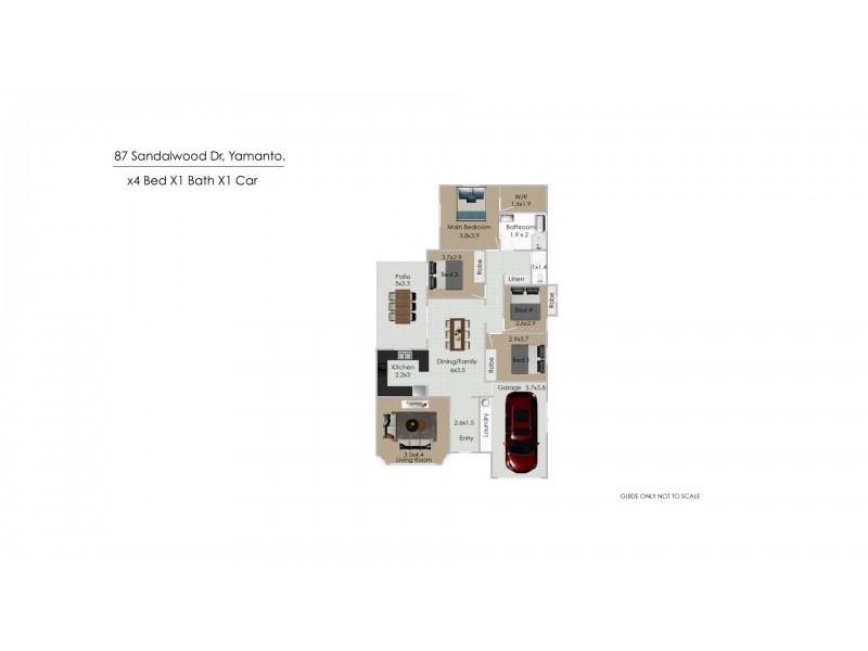 87 Sandalwood Drive, Yamanto QLD 4305 Floorplan