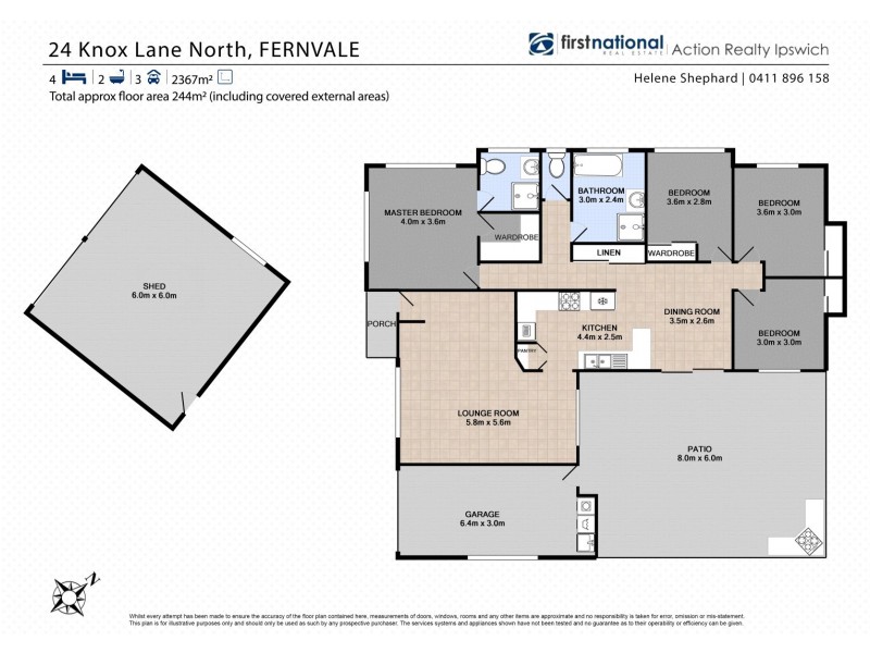 24 Knox Lane North, Fernvale QLD 4306 Floorplan