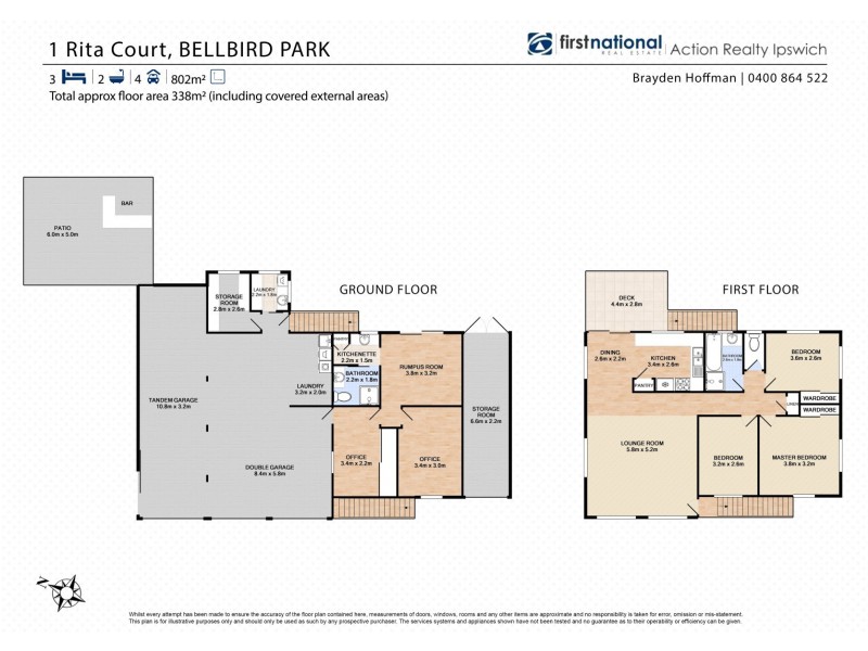 1 Rita Court, Bellbird Park QLD 4300 Floorplan