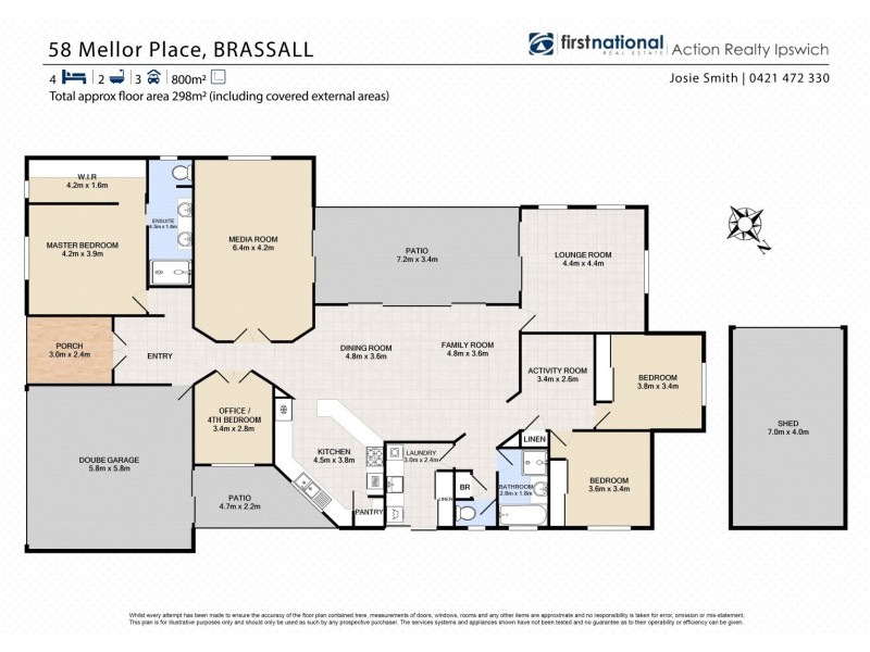 58 Mellor Place, Brassall QLD 4305 Floorplan