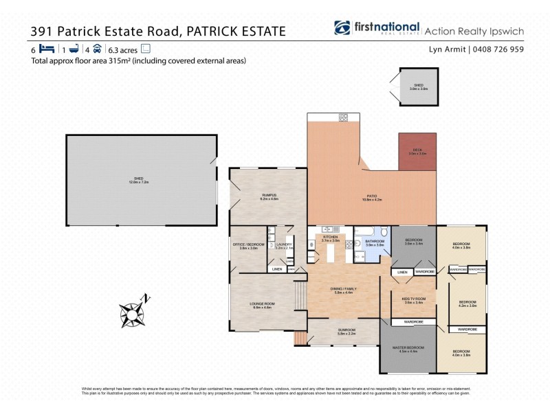 391 Patrick Estate Road, Patrick Estate QLD 4311 Floorplan