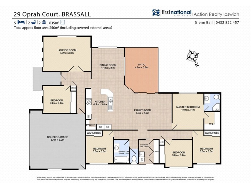 29 Oprah Court, Brassall QLD 4305 Floorplan
