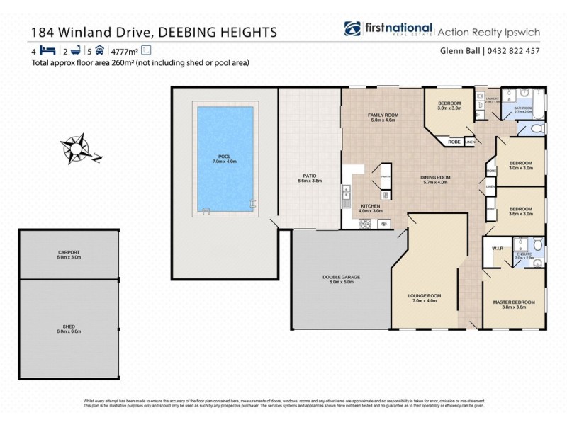 184 Winland Drive, Deebing Heights QLD 4306 Floorplan