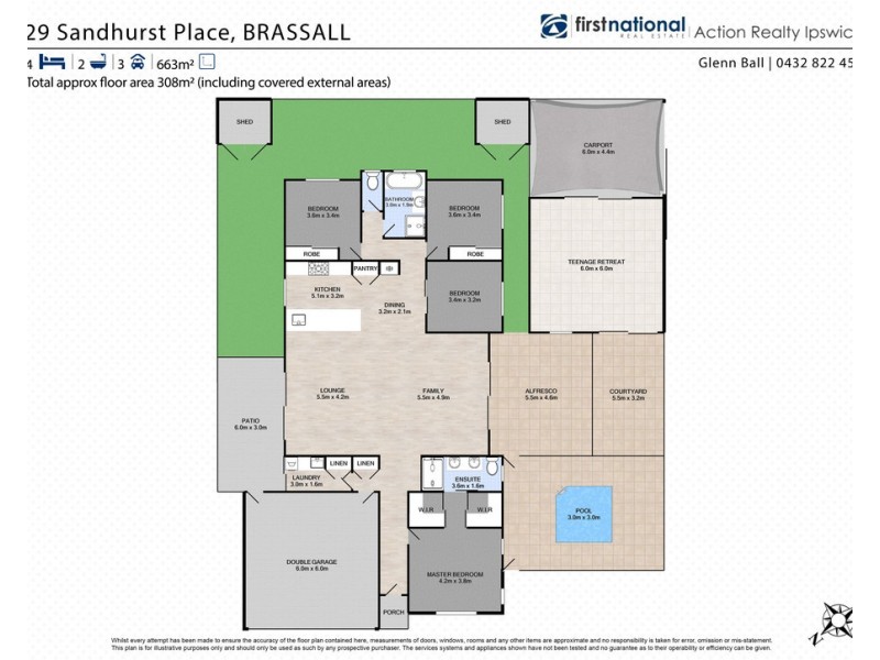 29 Sandhurst Place, Brassall QLD 4305 Floorplan