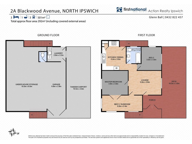 2A Blackwood Avenue, North Ipswich QLD 4305 Floorplan