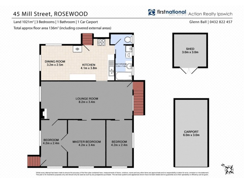 45 Mill Street, Rosewood QLD 4340 Floorplan