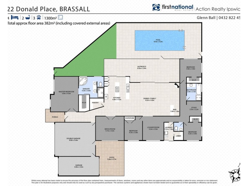 22 Donald Place, Brassall QLD 4305 Floorplan