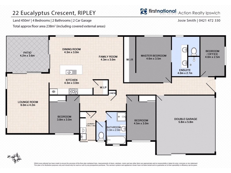22 Eucalyptus Crescent, Ripley QLD 4306 Floorplan