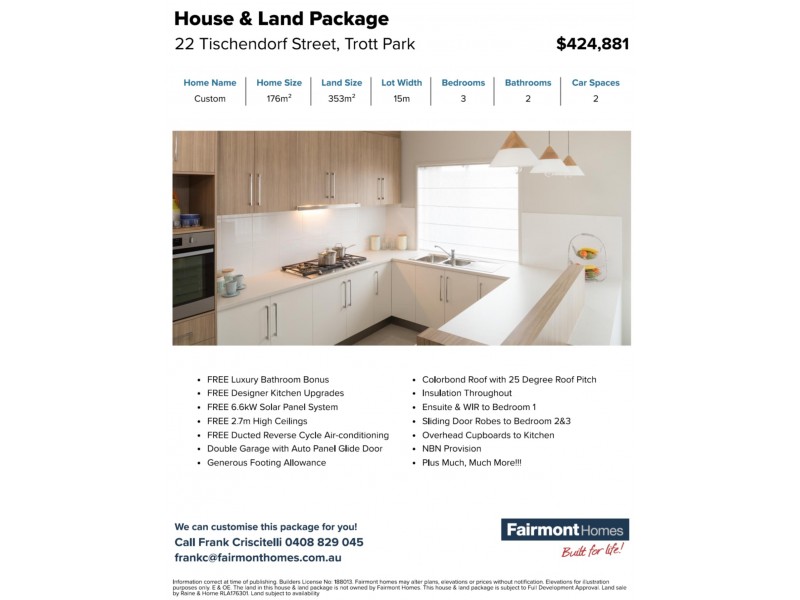 Lot 2 Tischendorf Street, Trott Park SA 5158