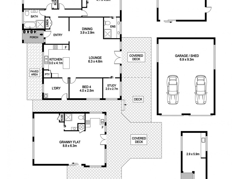23 Billabong Drive, Sancrox NSW 2446 Floorplan