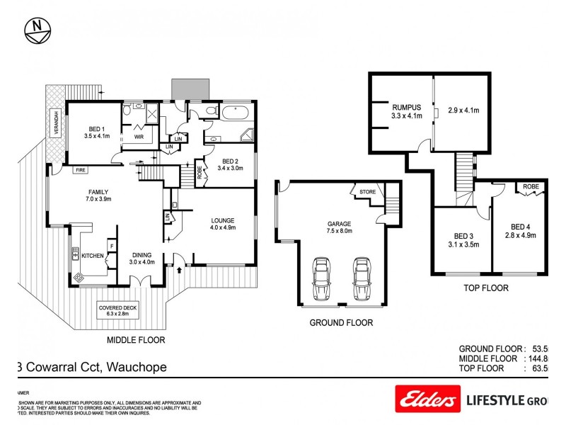63 Cowarral Circuit, Wauchope NSW 2446 Floorplan