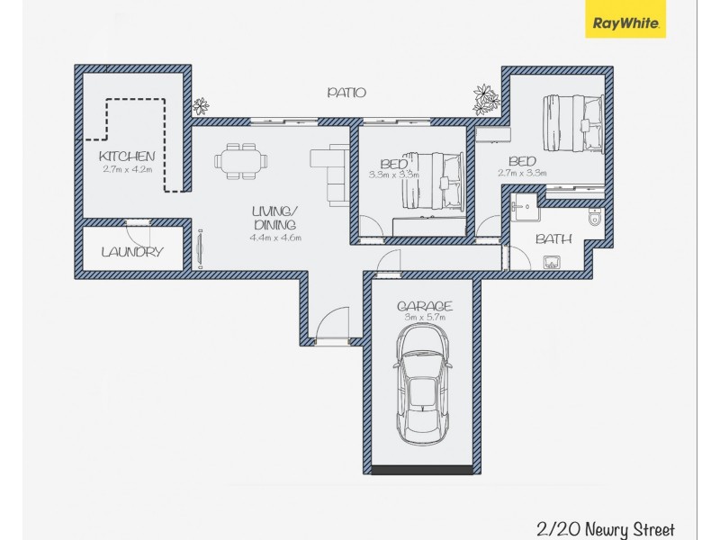 2/20 Newry Street, Urunga NSW 2455 Floorplan