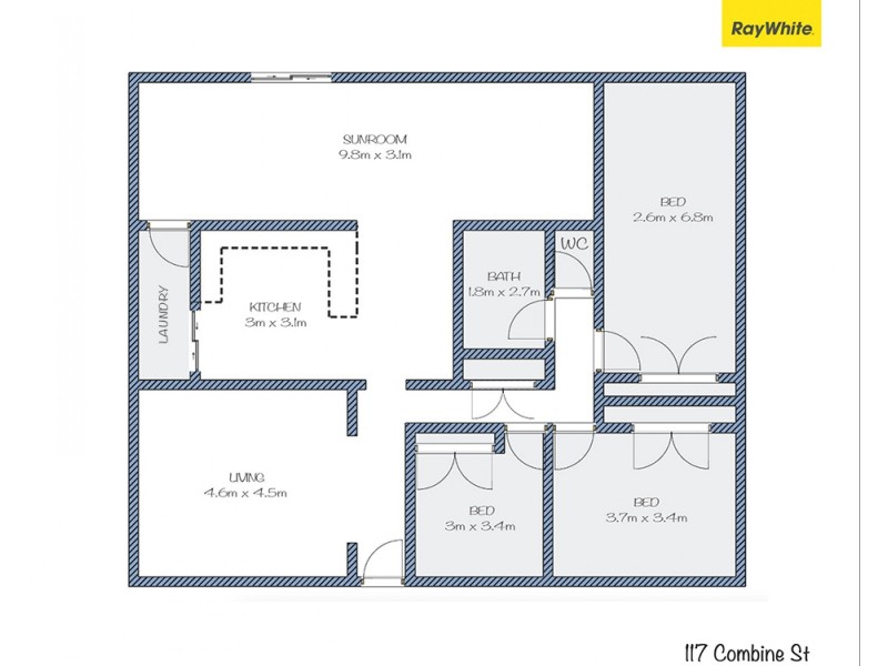 117 Combine Street, Coffs Harbour NSW 2450 Floorplan