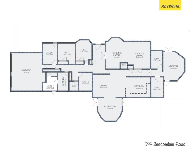 174 Seccombes Road, Brooklana NSW 2450 Floorplan